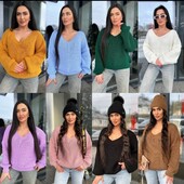 Женские свитера Оверсайз новинки цвет на выбор/кроме коричневого