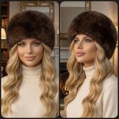 Шикарні теплі хутряні шапка-шапочки-високоякісне еко хутро!