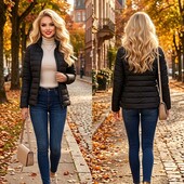 Классная базовая теплая деми -куртка-курточка на р S.
