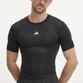Чоловіча спортивна футболка adidas perfomance techfit, чорна xl/l