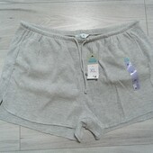 Новые брендовые коттоновые трикотажные шорты р.XL(18-20).